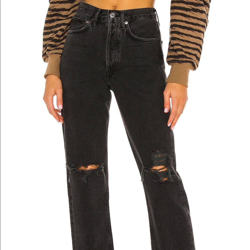 Agolde 90's Mid Rise Loose in Smokestack